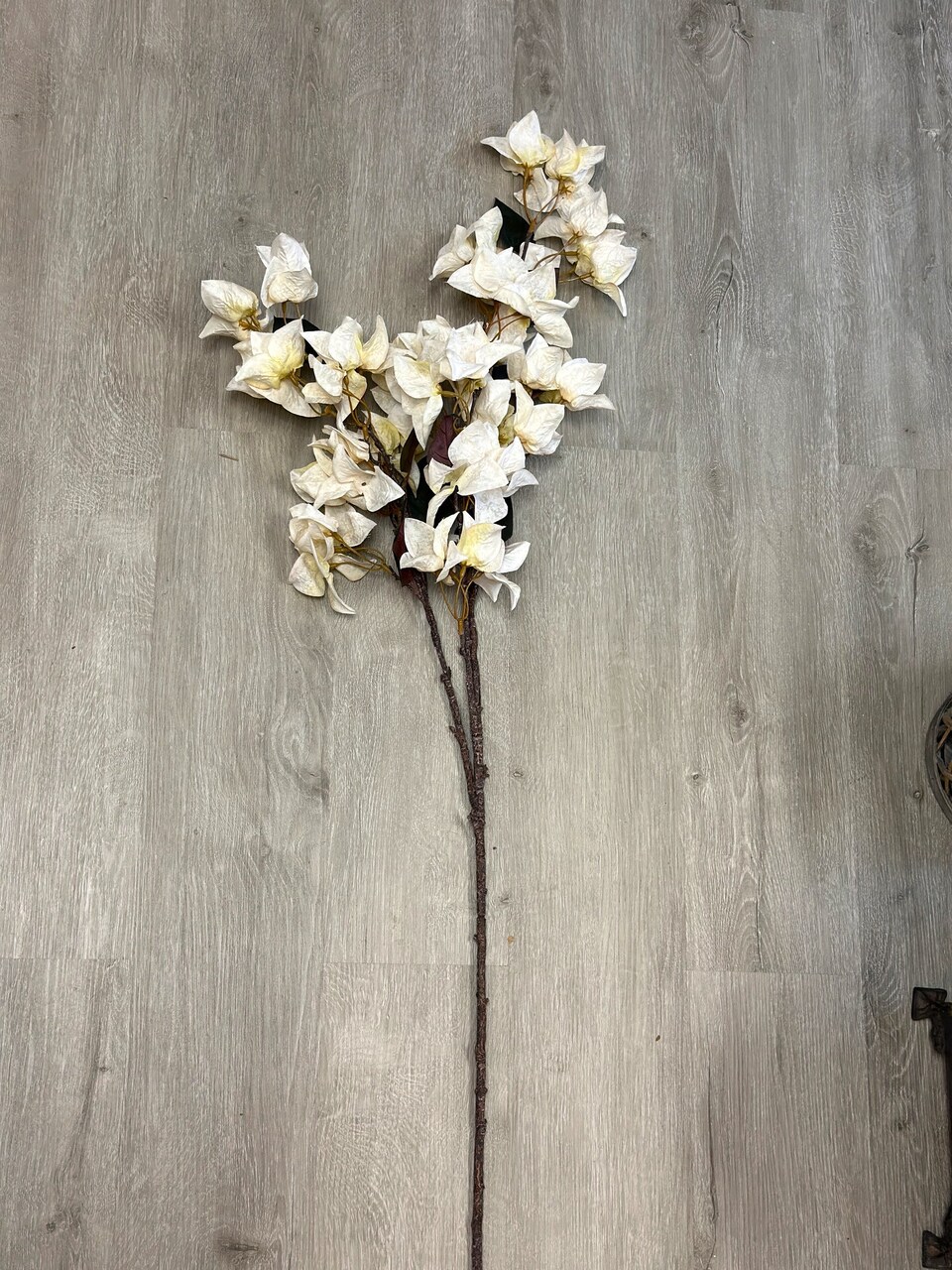 Faux Bougainvillea Flower Stem Lifelike Floral Branch Home Arrangement Decor